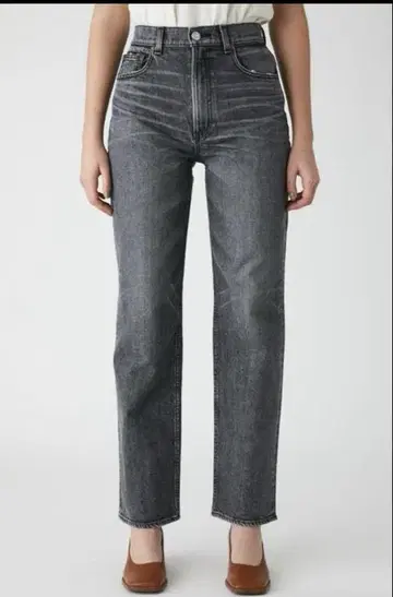 MOUSSY [ PLAIN JEANS BLK STRAIGHT ] 26