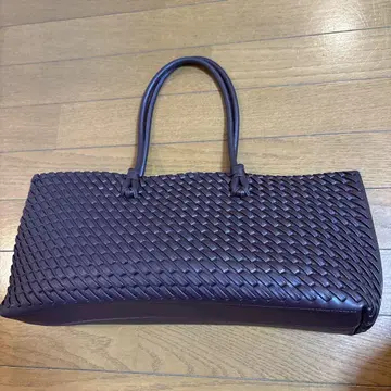 새상품급 ZARA 자라 메쉬 토트백 브라운