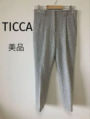 TICCA 티카 팬츠 센터 프레스 울 슬랙스