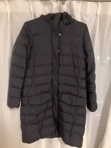 AIGLE 블랙 다운 자켓 38