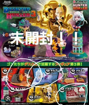 DESKTOP HUNTER 3 키루아 곤 이카루고 피규어