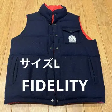 FIDELITY 다운 베스트 네이비/레드