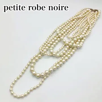 petite robe noire 코튼 펄 6연 목걸이