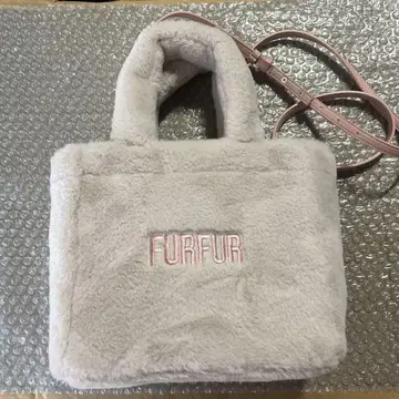 FUR FUR 에코퍼 토트백 LGRY