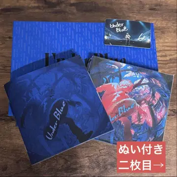 Eve underblue 파랑 밑판 한정판 카드 봉제 인형 파란 눈