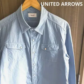 [ 오샤레 ] UNITED ARROWS 웨스턴 샴브레이 셔츠