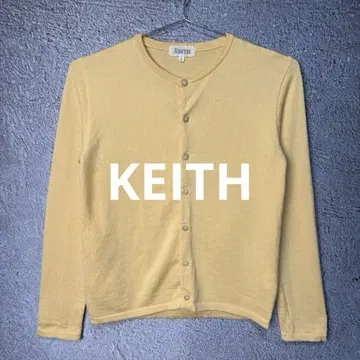 KEITH 긴팔 가디건 울 100% L 사이즈