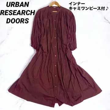 새상품급 어반 리서치 DOORS 코튼 보일 개더 원피스 2세트