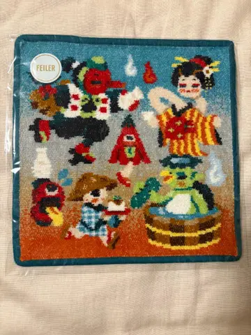 [ 완판템 ] 페이러 손수건 요우카이오마츠리사와기 블루*미사용 새상품