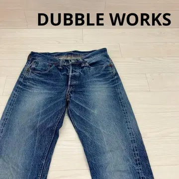 DUBBLE WORKS 더블웍스 셀비치 스트레이트 데님