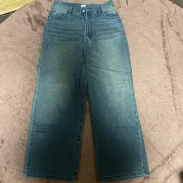 sedagle 와이드 레그 데님 다크 블루
