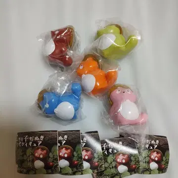 멍때리는 아기 너구리 소프트 비닐 피규어 노멀 5색 세트 그 3