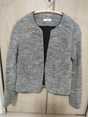 a.v.v. 아베베 그레이 노카라 자켓 S 사이즈
