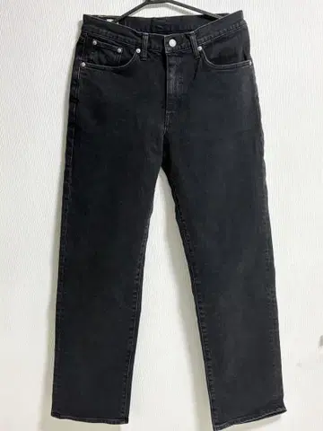 EDWIN 블랙 스트레이트 데님 30