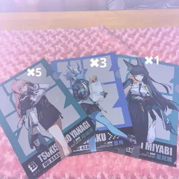 젠레스 존 제로 젠 제로 월성류 창각 성견아 클리어 파일 세트