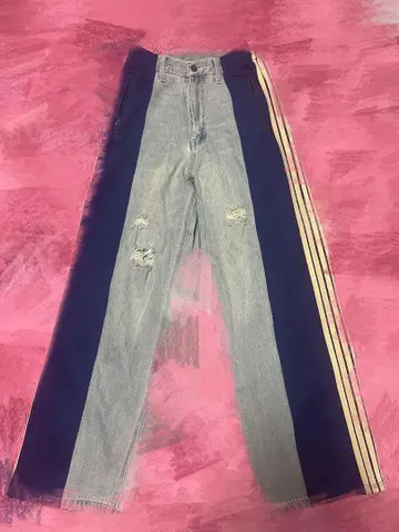 RODEO CROWNS 커스텀 트랙 데님 팬츠