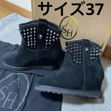 중고 ASH 아쉬 스컬&스터드 인솔 부츠 [ 37 블랙 ]