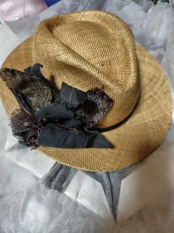 misaharada 꽃 장식 모자