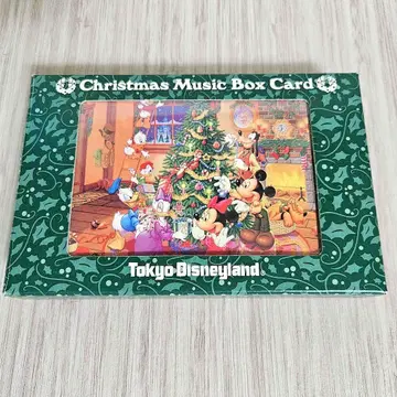 [ Disney ] 크리스마스 뮤직 박스 카드 2000년 레트로
