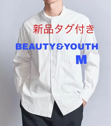 새상품 유나이티드 애로우즈 뷰티&유스 밴드 카라 셔츠 M