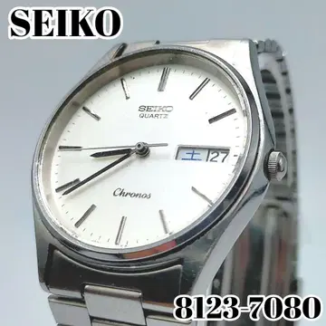 [ 배터리 교환 완료/작동품 ] 세이코 크로노스 8123-7080