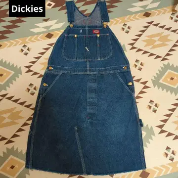 Dickies 데님 오버롤 스커트 80~90년대 USA제