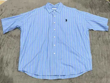 U.S. POLO ASSN. 스트라이프 반팔 셔츠 S