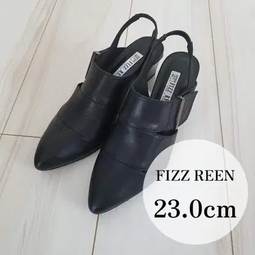 *미사용품* FIZZ REEN 뮬 샌들 블랙 23cm