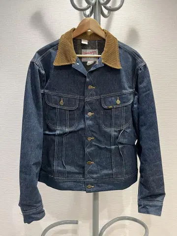 70s Lee STORM RIDER 42 레어 롱 데님 자켓