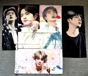 BTS JIN 진 마스터 슬로건 5장 세트