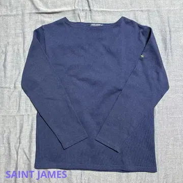 SAINT JAMES 네이비 긴팔 T셔츠