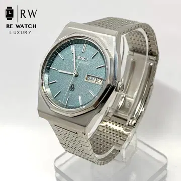R7-3730 SEIKO 5856-8080 쿼츠 손목시계 파랑