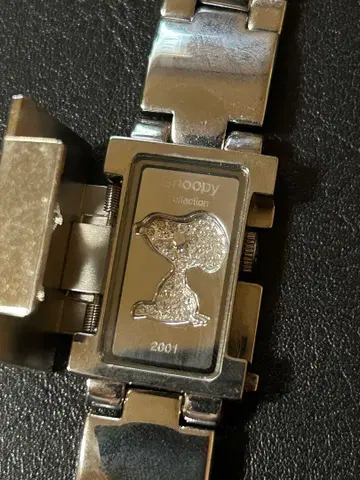 스누피 SNOOPY 스와로브스키 크리스탈 워치 레어 희귀