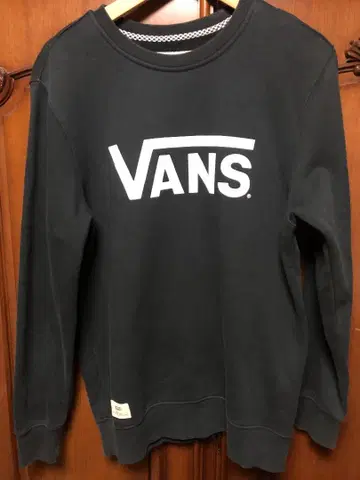 VANS 반스 맨투맨 트레이닝복 빅 로고