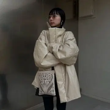 AMERI FAKE LEATHERJACKET S 사이즈