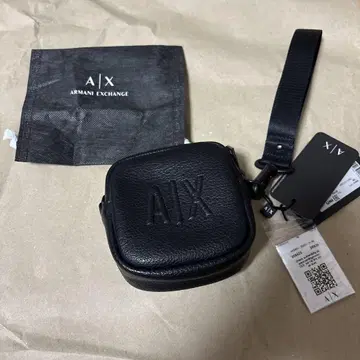 Armani Exchange 블랙 코인 케이스