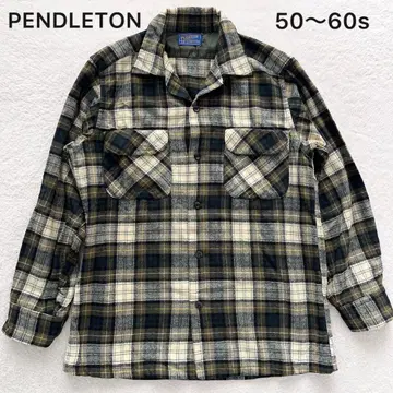 새상품급 PENDLETON 펜들턴 보드 셔츠 USA제 50s 옴브레