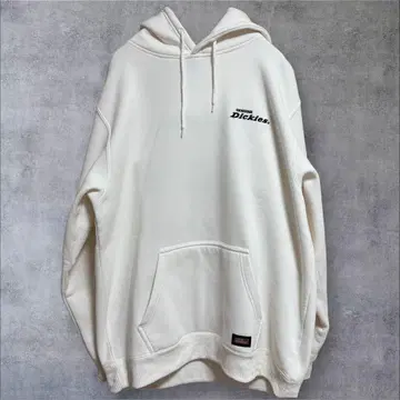Dickies 화이트 후드 부착 후드티 XL