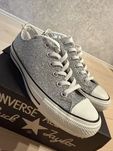 CONVERSE Chuck Taylor 실버 글리터 스니커즈