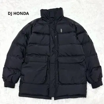 dj honda 다운 자켓 다운 80% 더블 지퍼 방한 두꺼운 M