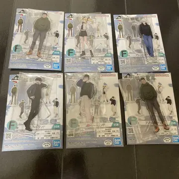 괴수 8호 1번 복권 3단 F상 아크릴 스탠드 총 6개