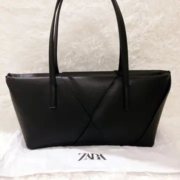 완판템 ZARA 뜨개질 세로형 백 블랙