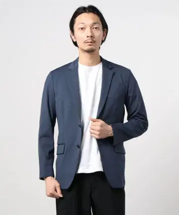 [ SPALDING ] 네이비 테일러드 자켓