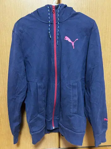 Puma 네이비 후드티 후디 스포츠