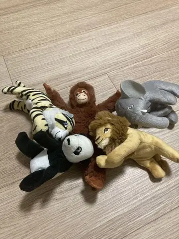 IKEA 애니멀 봉제 인형 세트