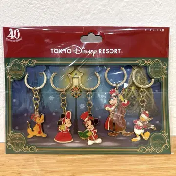 [ 새상품 ] 디즈니 40주년 크리스마스 키체인 키링