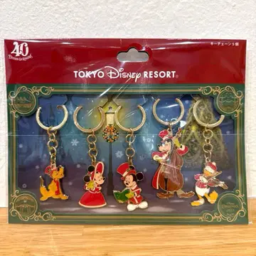 [ 새상품 ] 디즈니 40주년 크리스마스 키체인 키링