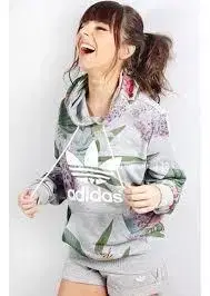 [ adidas x Farm 콜라보 ] 꽃무늬 후드티 [ 아디다스 ]