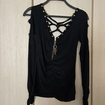 d.i.a. 상의 티셔츠 긴팔 오픈 숄더 롱티 헤이세이 갸루