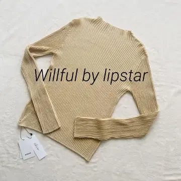 새상품 택 포함 Willful by lipstar 시어 니트 보틀넥